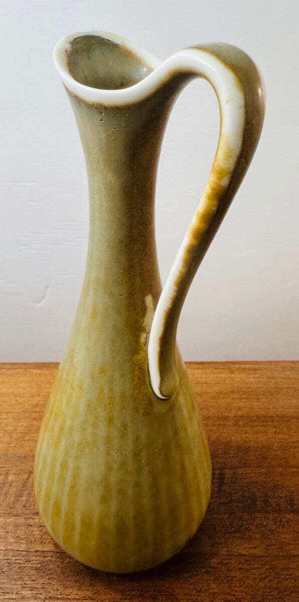 1950s Mid Century Modern Swedish Gunnar Nylund For Rörstrand Jug Vase Model Arl photo 95.0