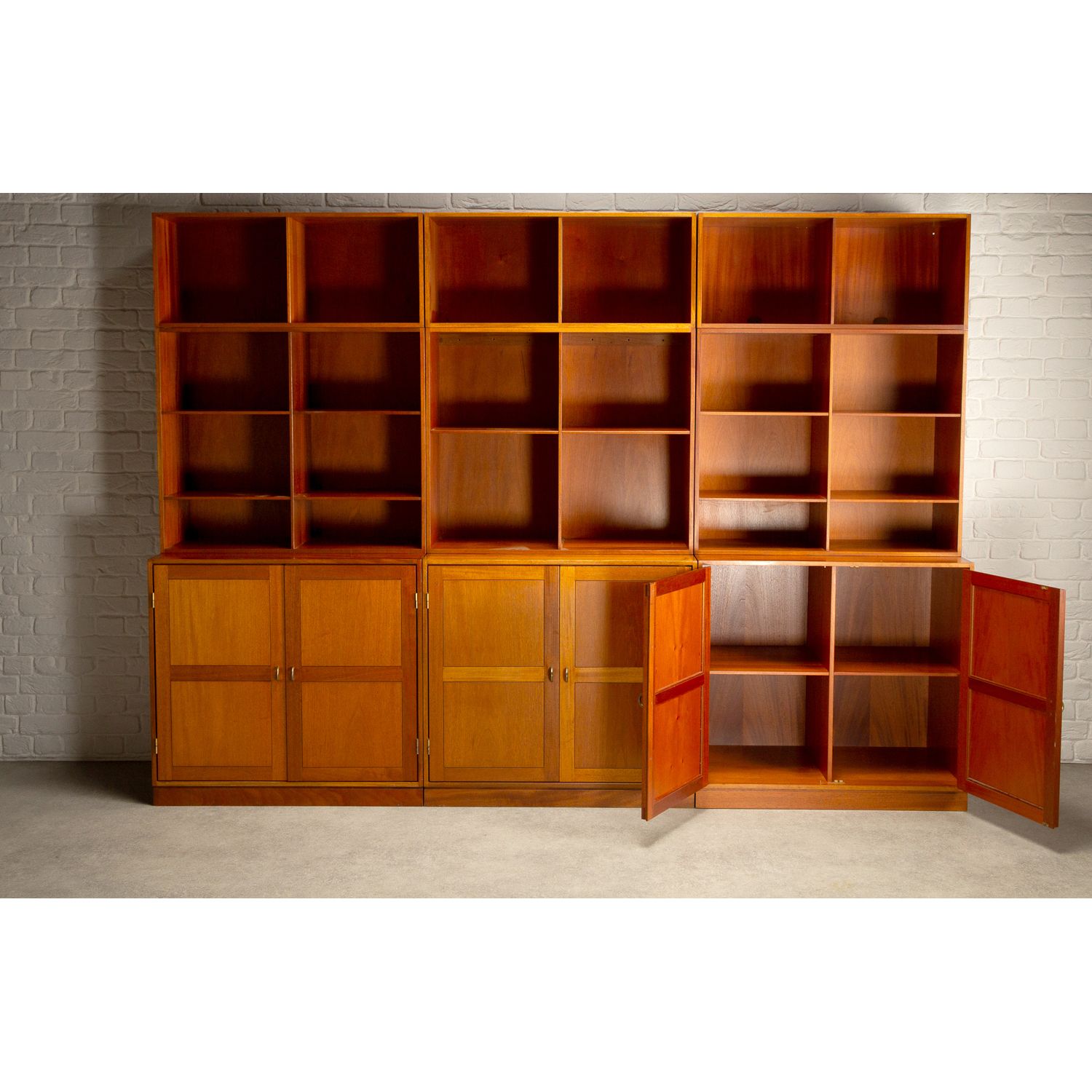 photo buy Set Of Modular Teak Bookshelves By Christian Hvidt For Søborg Møbler, Denmark, 1960s