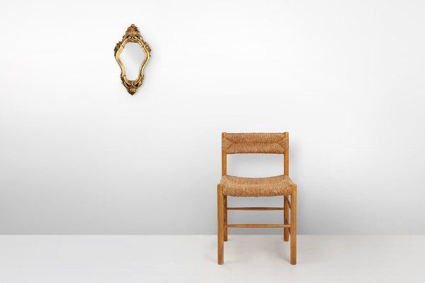 Louis XV French Shell Mirror In Wood And Plaster, France, 1950s photo Home Decor