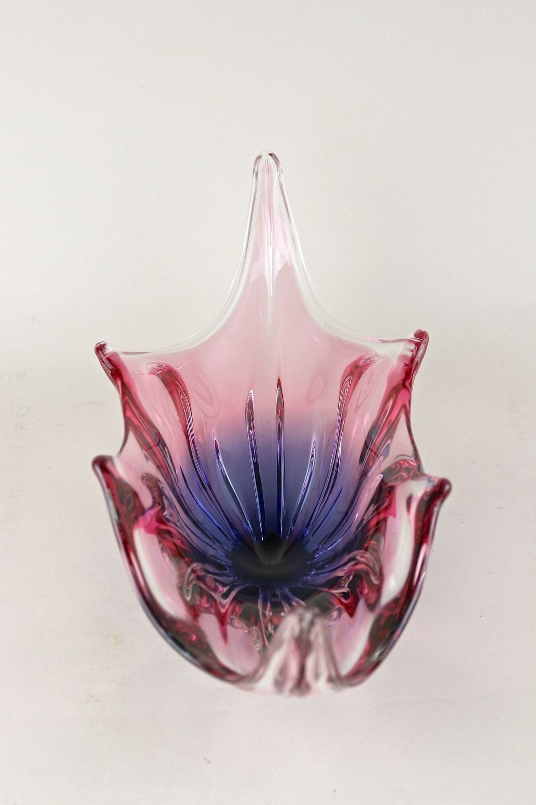 20th Century Murano Sommerso Glass Bowl, Pink/ Purple/ Blue, Italy Ca. 1960/70 photo buy