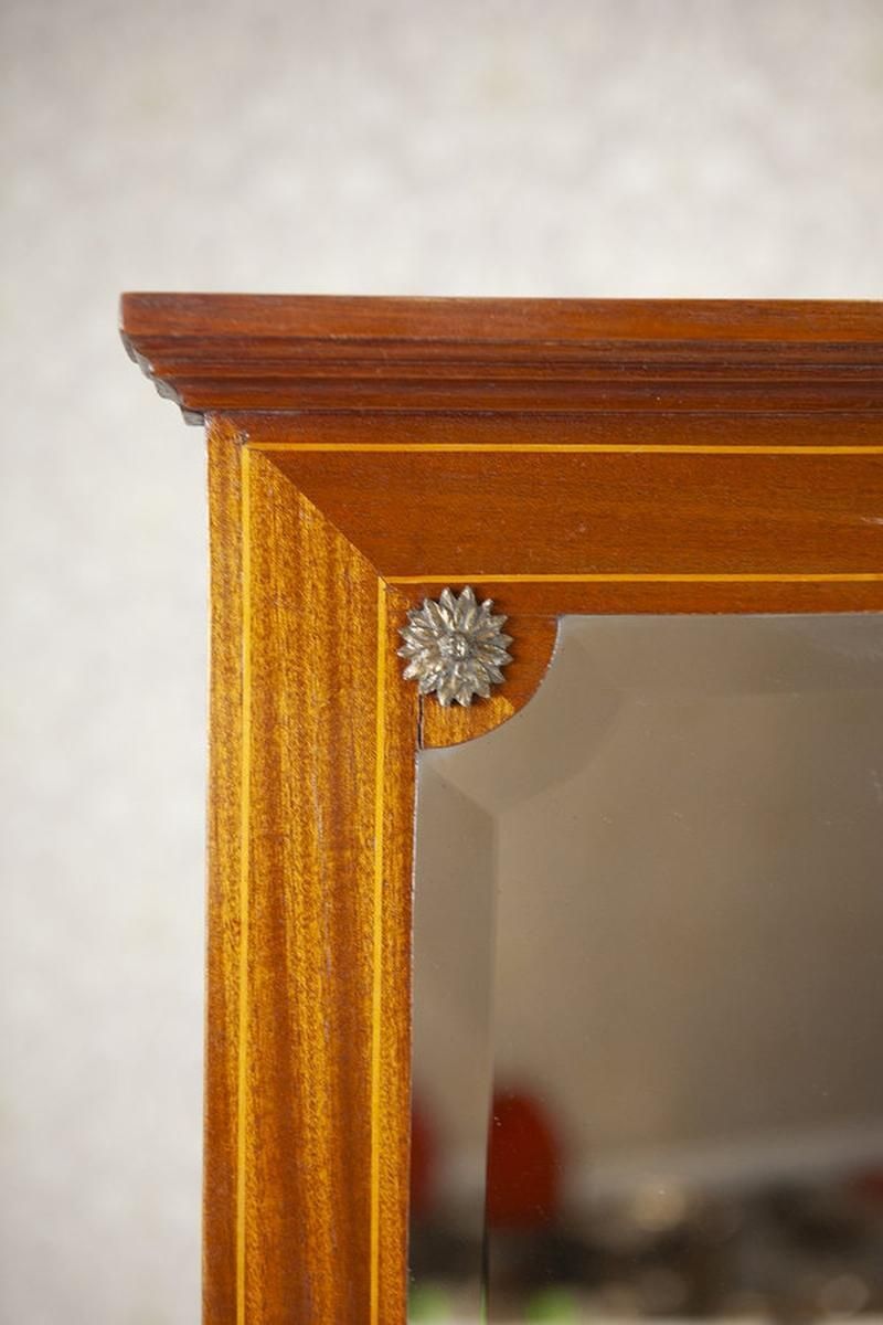 photo furniture Stylish French Mahogany Buffet With Mirror, Late 19th Century