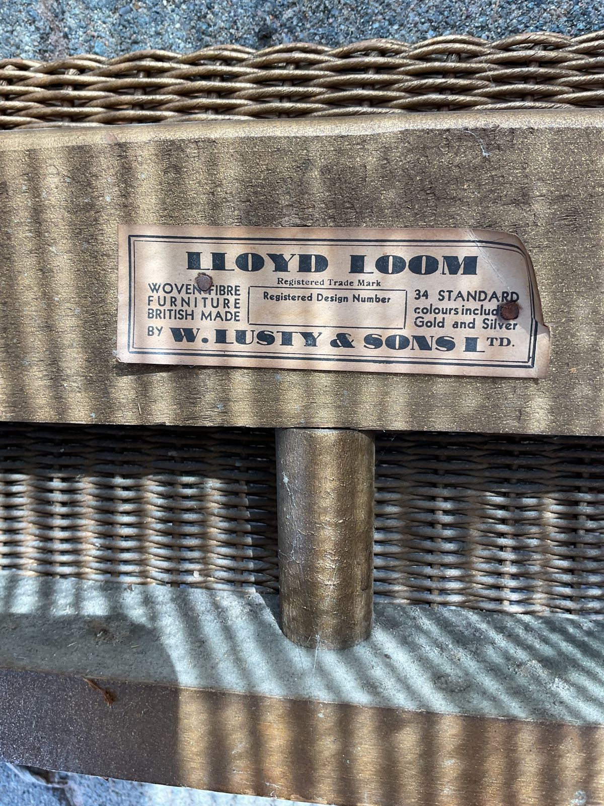W.Lusty And Sons Lloyd Loom Chair photo furniture