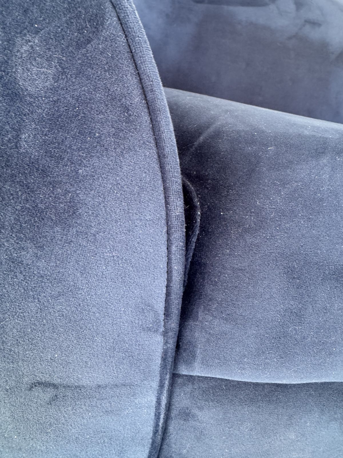 Swoon Velvet Buddy Chair, Late 20th Century