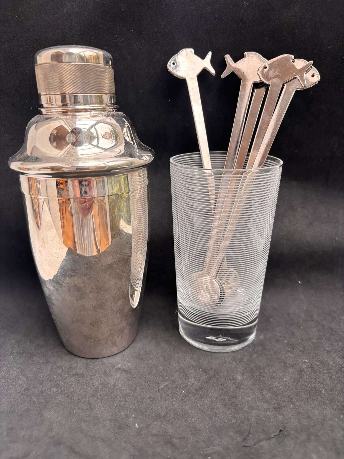 Cocktail Stirrers Bar Spoons Long Coffee Tea Stirring 6 Drinks Accessories Cocktail Champagne Stirrers Fish Shaped Stainless Bar Gift photo Home Decor