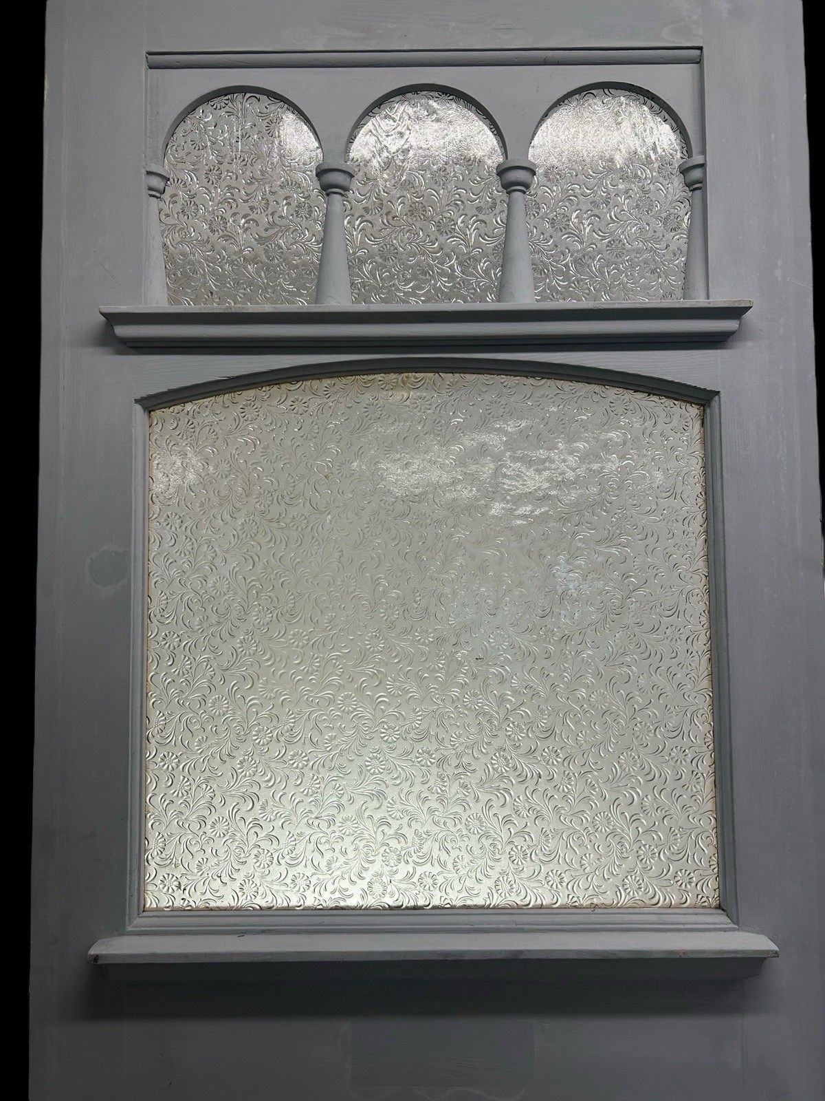 Edwardian Front Door Old Antique Period Reclaimed Original Glass Refurb C1905 photo for sale