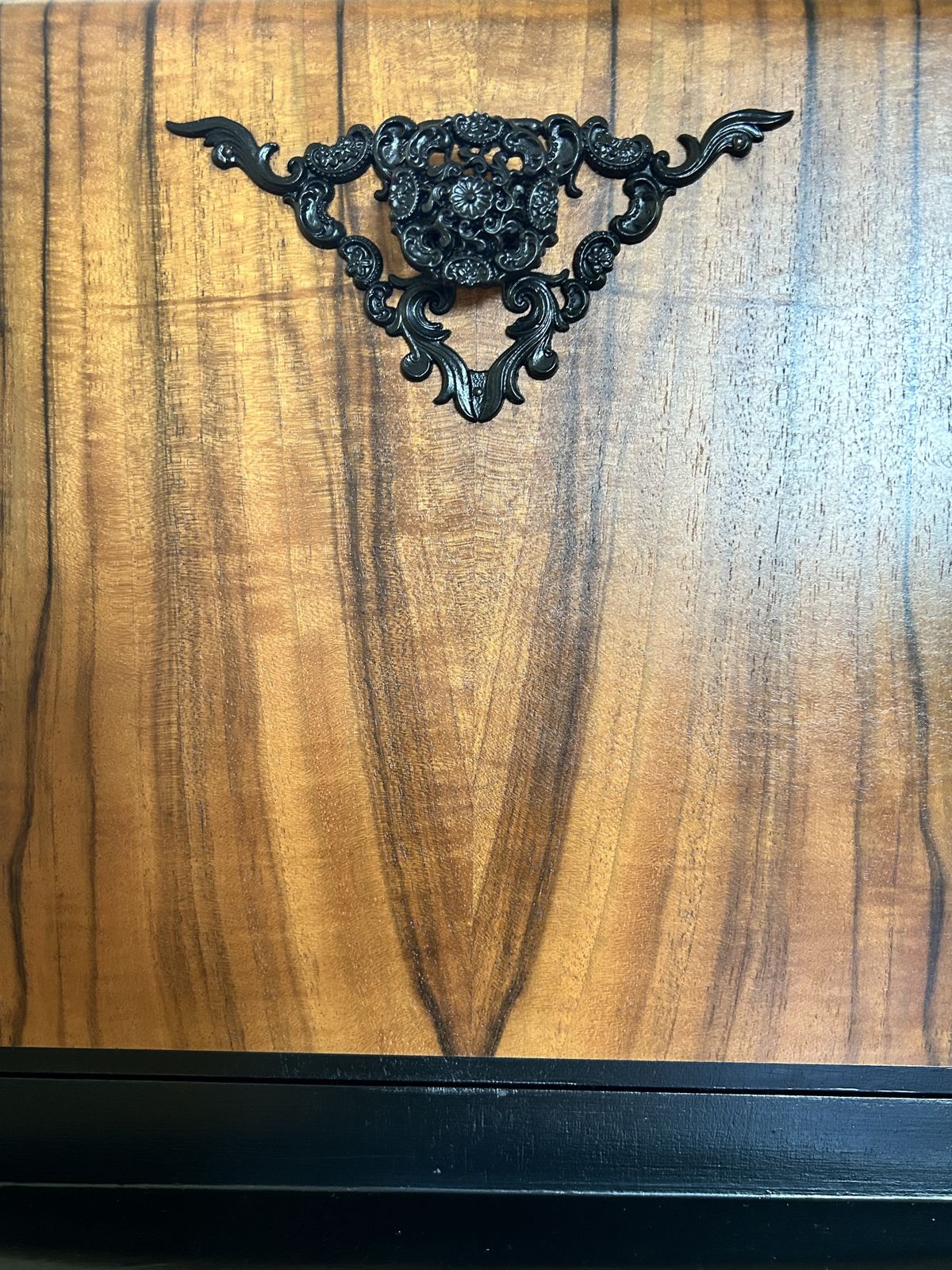 Cocktail Cabinet.  Art Deco Style.  Rivington.  Walnut. Refurbished.  Handpainted.  Unique. photo Furniture