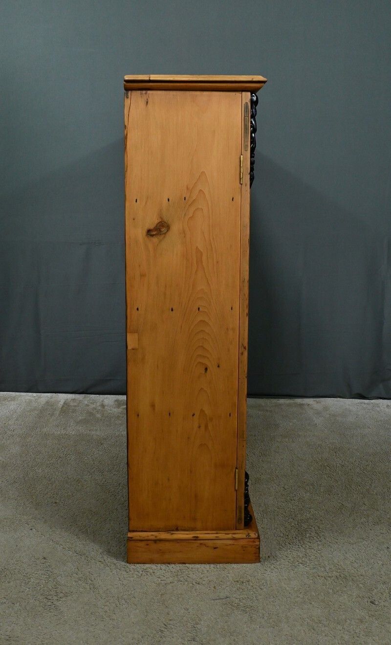 Furniture Pine Display Cabinet – 1920, 1920s photo