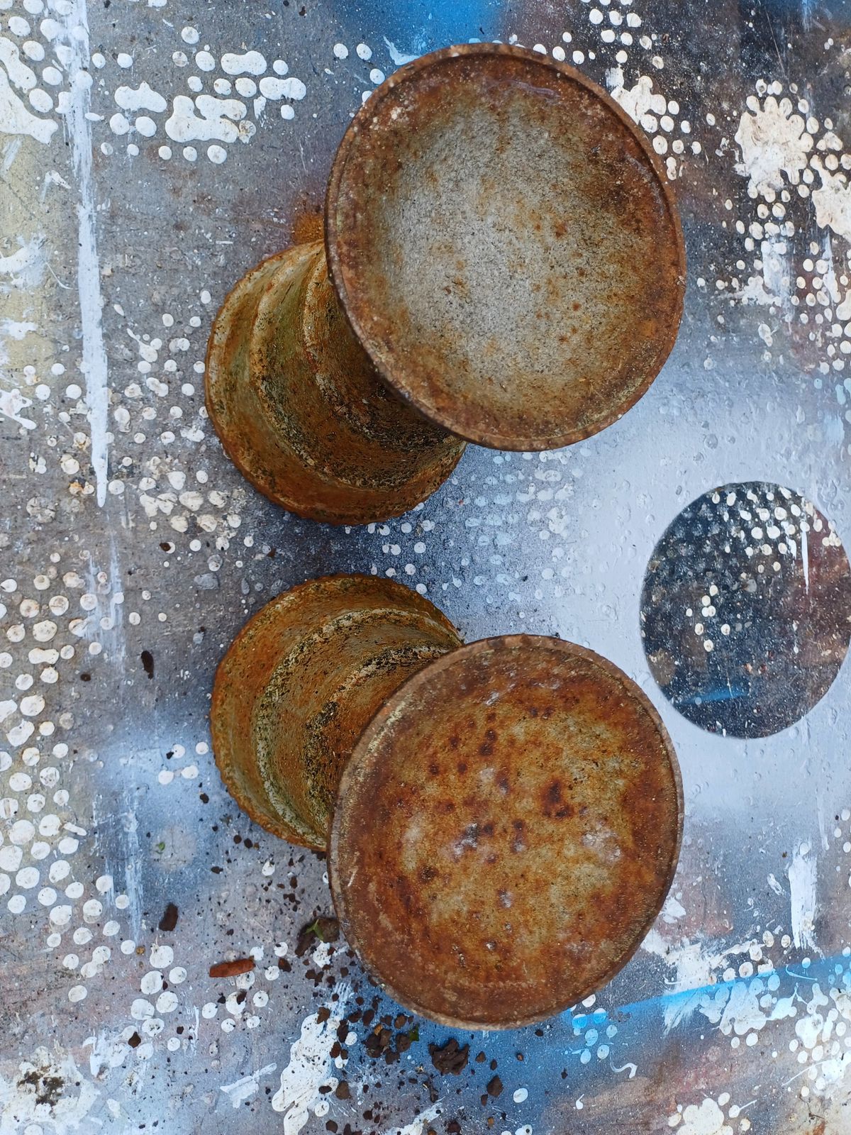 Pair Of Cast Iron Vases 1900 From Charleville Mézières photo for sale