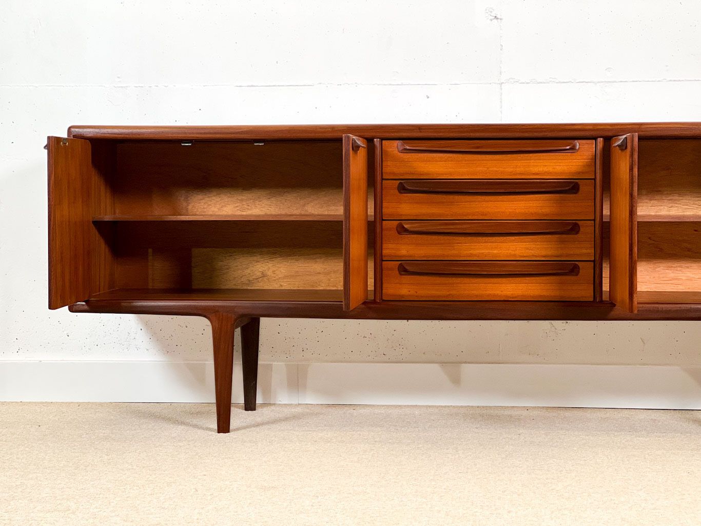 Furniture Long Sideboard By A Younger For The Sequence Collection photo