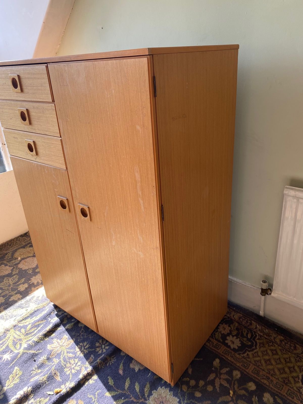 Art Deco Schreiber Small Wooden Wardrobe photo Furniture