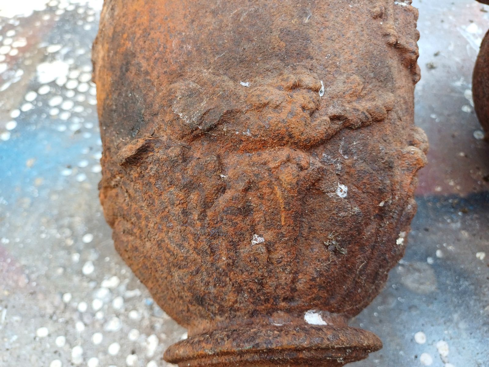 Pair Of Cast Iron Fire Pots 1900: Charleville   Mézières photo 390.0