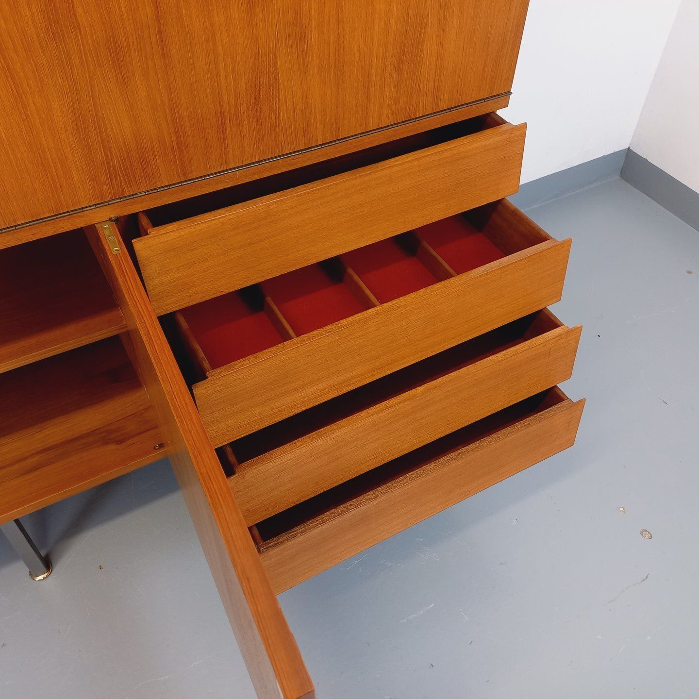 Louis Paolozzi Teak Storage Unit With Secretary photo 3361.0