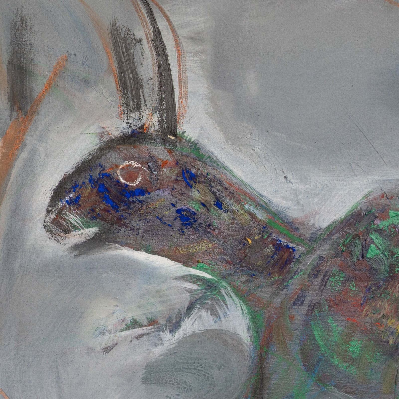 Figures And Hare – Abstract Figuratie Door Jordi Samsó photo Kunst