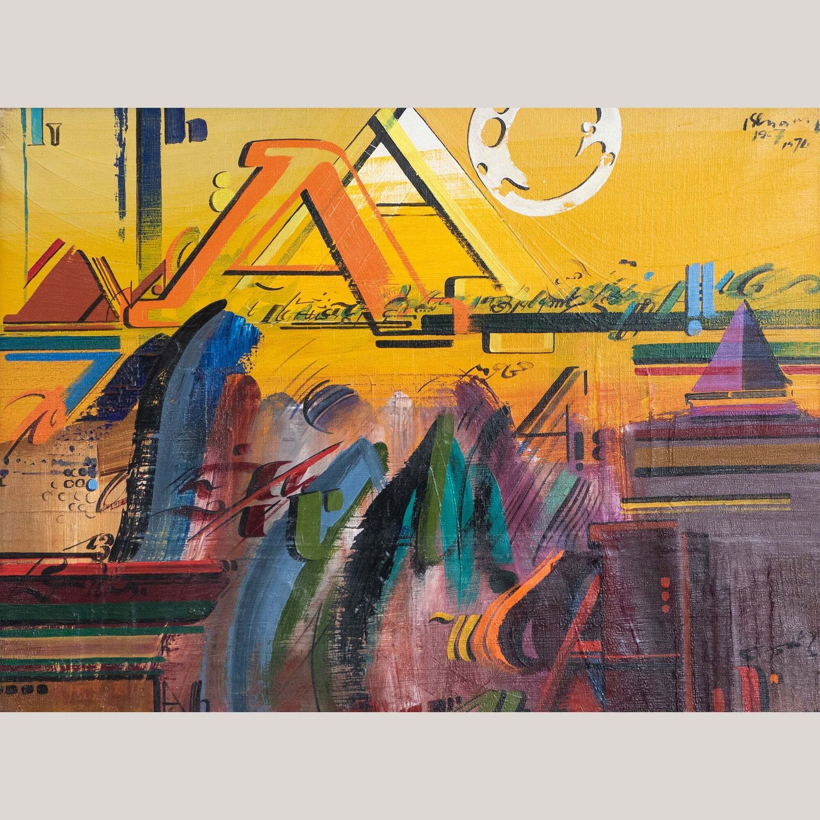 Abstracte Geometrische Compositie – Jaume Genovart – 1976