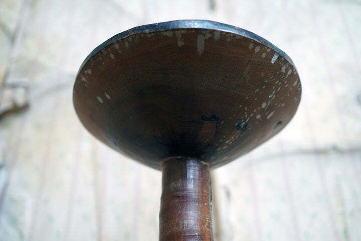 photo vintage A Mid 20thc Treen Ecclesiastical Donations Tazza Bowl For The Parish Of St Philip C.1930 50