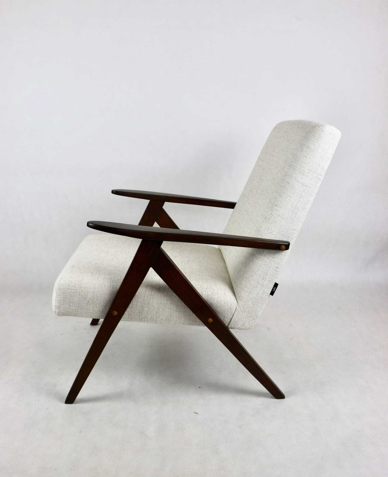 Vintage Armchair B 310 Var White Cream Structure 70s   2 Pieces Available photo Furniture