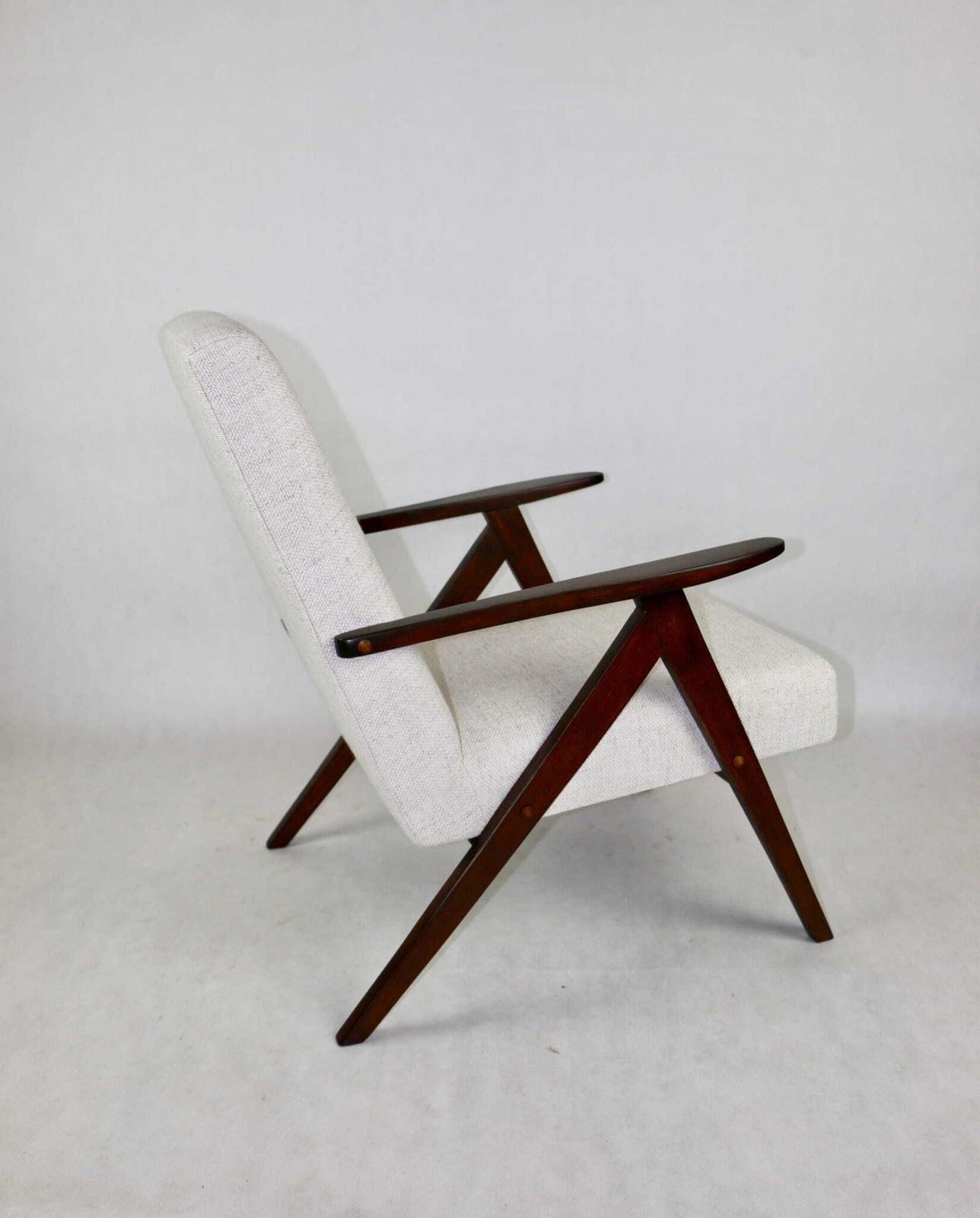 Vintage Armchair B 310 Var White Cream Structure 70s   2 Pieces Available photo buy