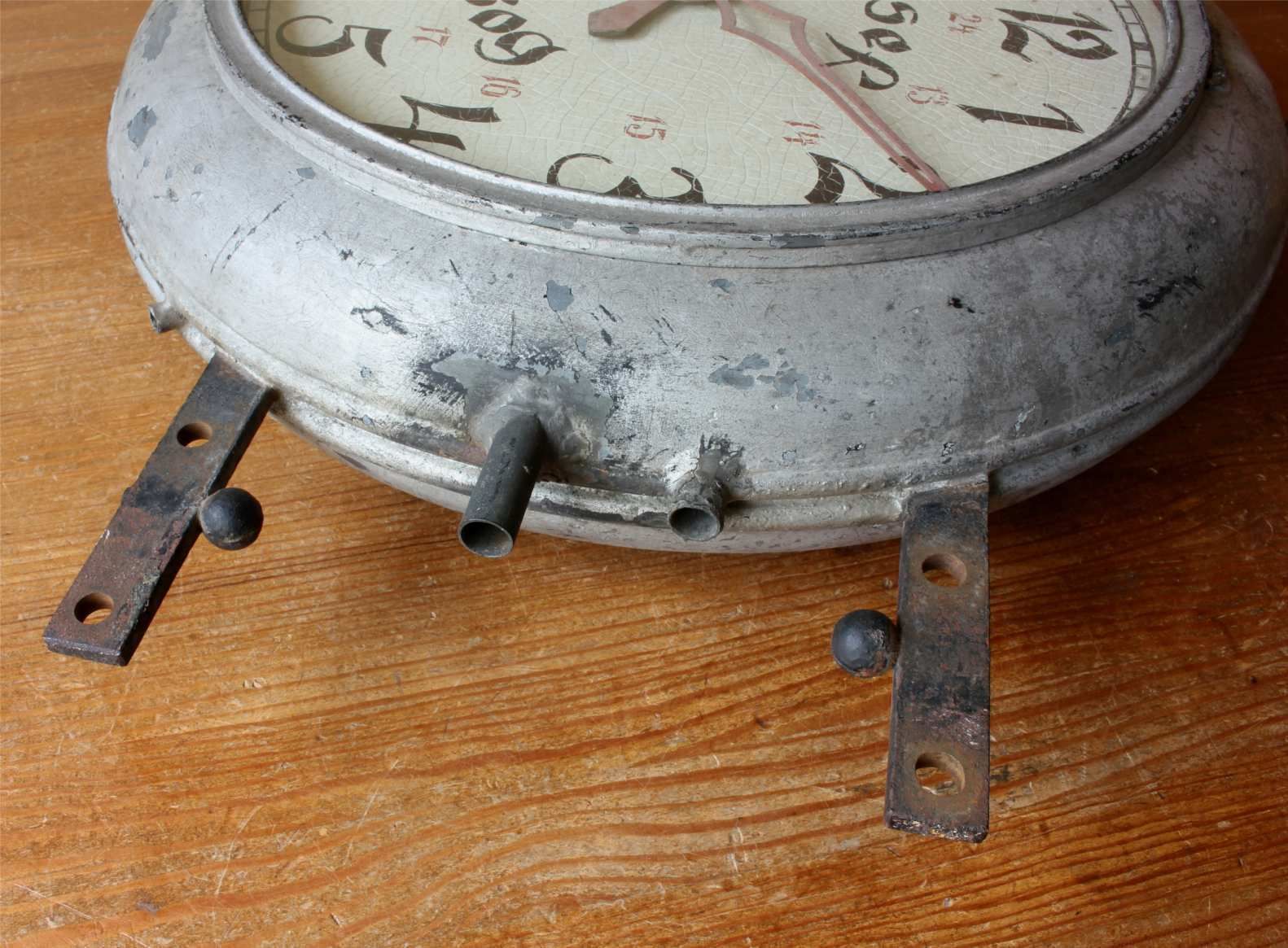 Large Double Sided Josef Herzog Jewellery Shop Clock. Antique Pocket Watch Trade Sign. photo 4350.0