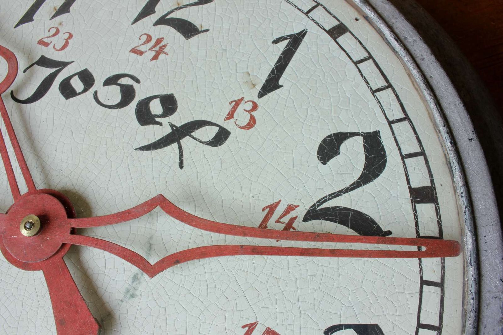 Large Double Sided Josef Herzog Jewellery Shop Clock. Antique Pocket Watch Trade Sign. photo vintage