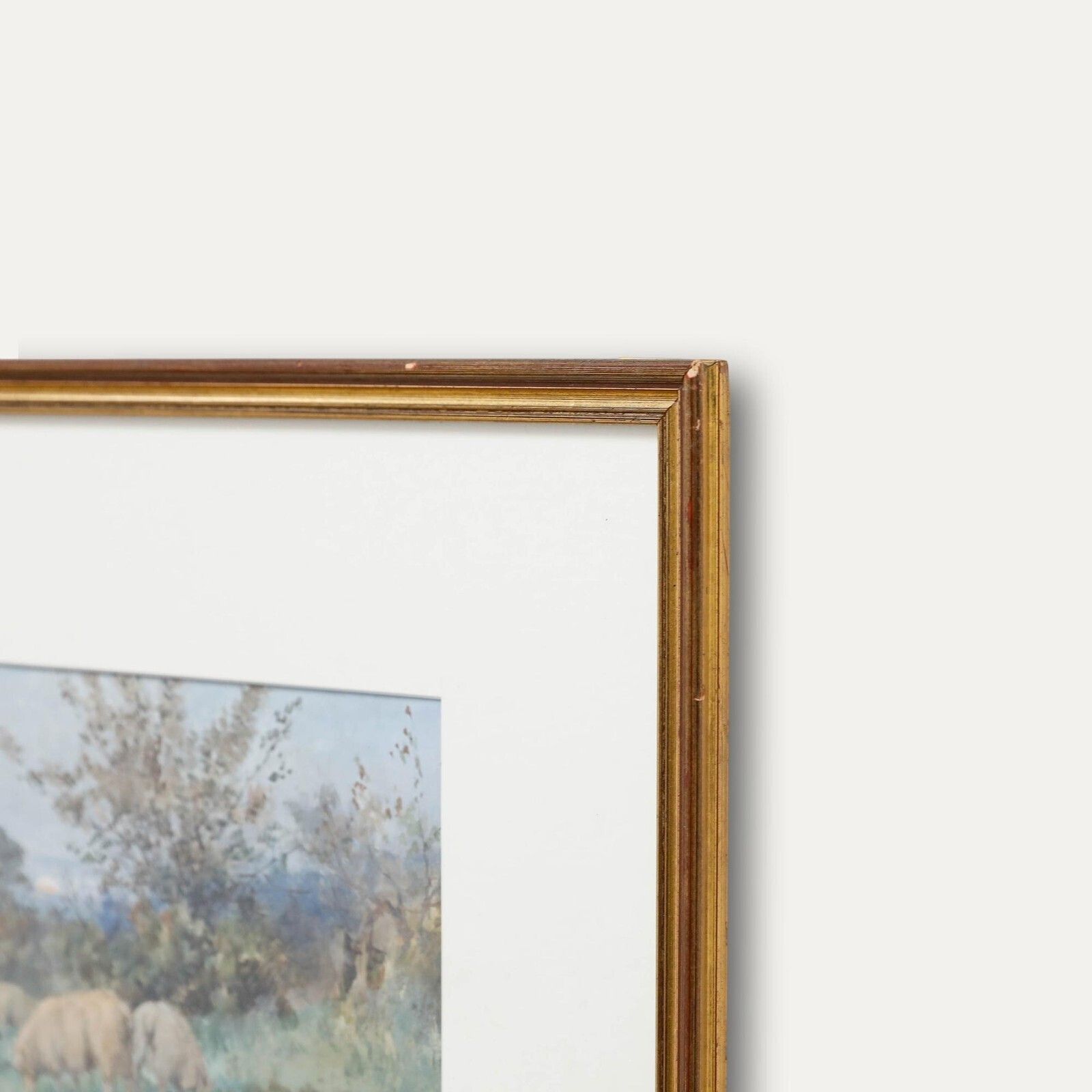 Wilfred Robert Coast (1884 1950)   Framed Watercolour, Home Pastures Pelham Vale photo 240.0