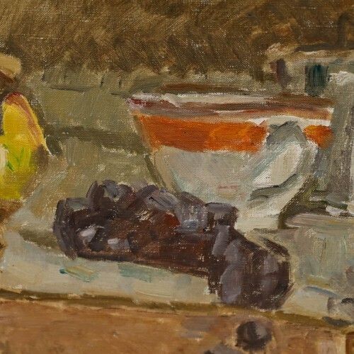 Bertrand Py (1895 1973)   20th Century Oil, The Teacup photo for sale