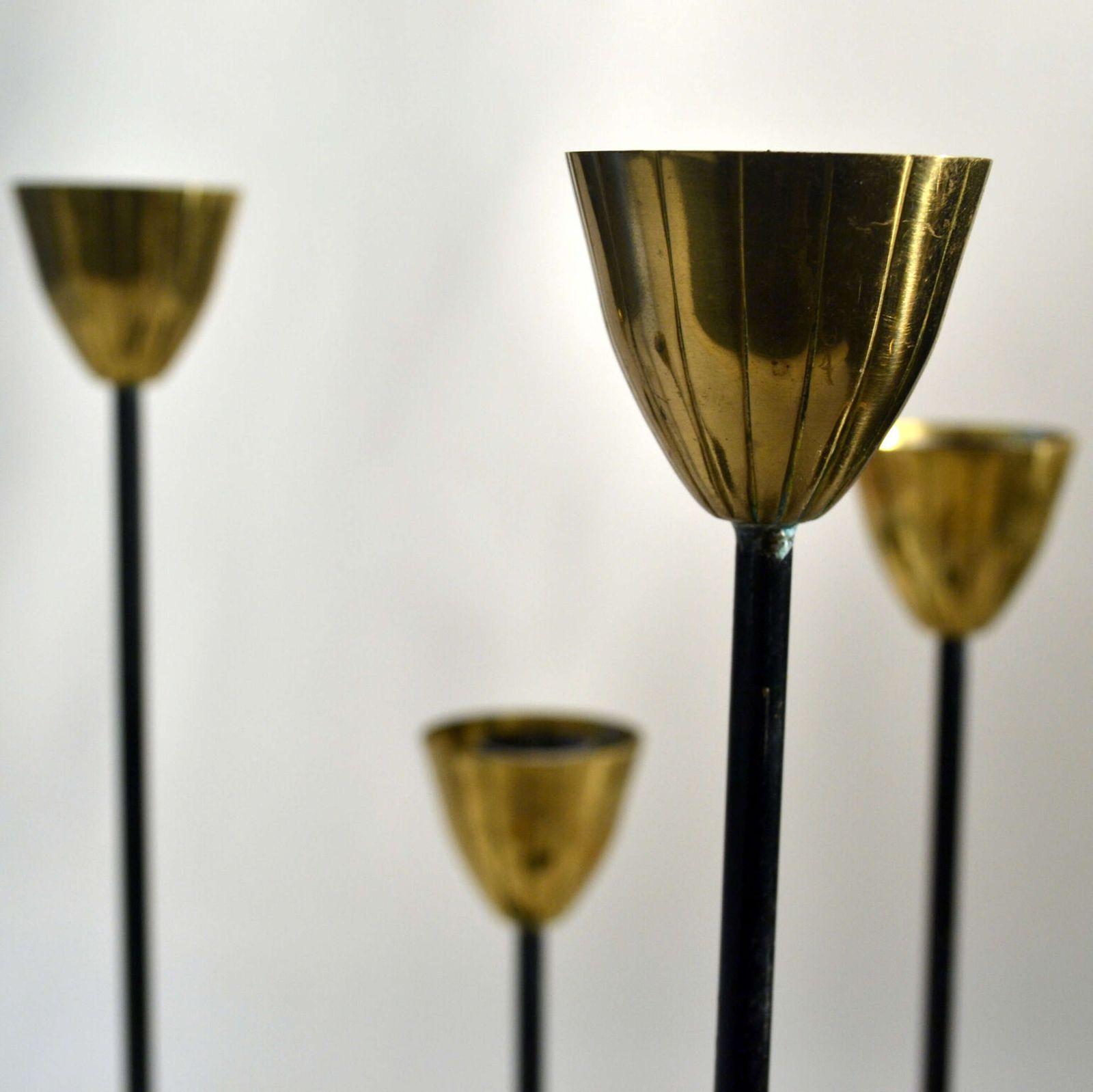 Candelabra By Gunnar Ander For Ystad Metall, Sweden, 1960's photo for sale