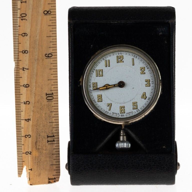 Antique Art Deco French Travelling 8 Day Clock photo Home Decor
