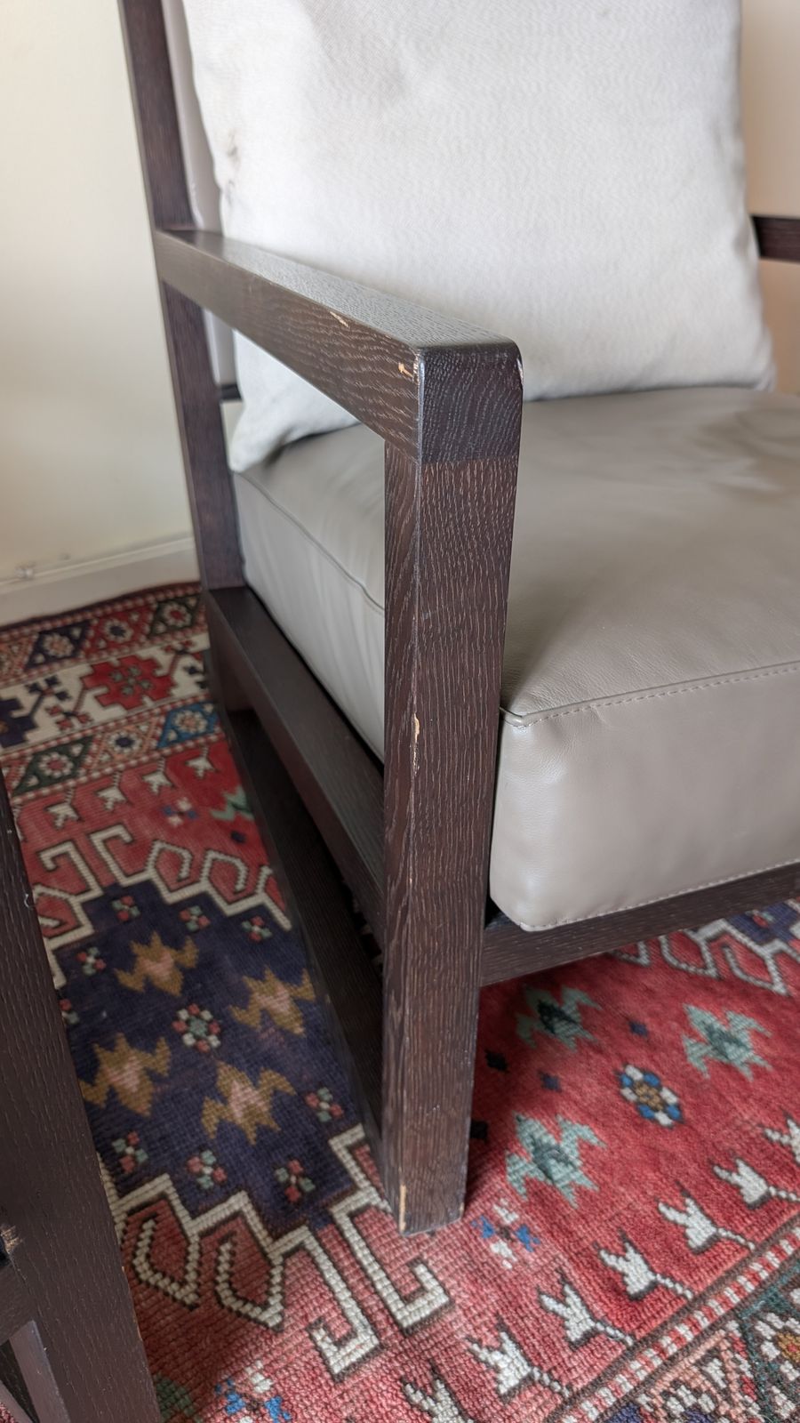 photo for sale Pair Of Elegant B&B Italia Maxalto Clio Armchairs