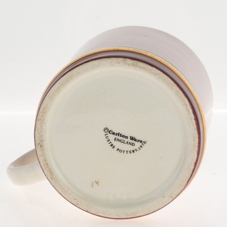 Art Deco Carlton Ware Lustre Ceramic Pottery Coffee Mug photo for sale