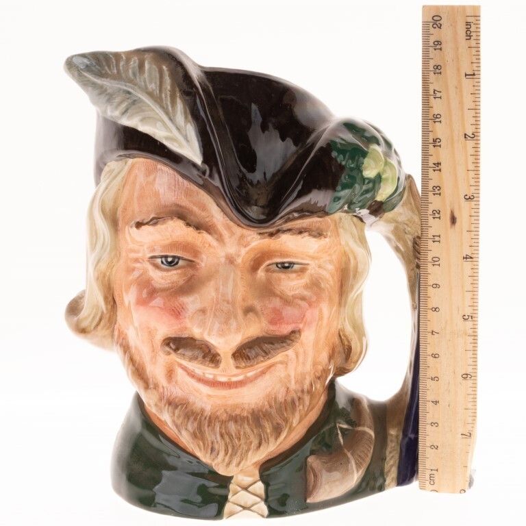 Signed Robin Hood Royal Doulton Porcelain Ceramic Pottery Toby Jug photo for sale
