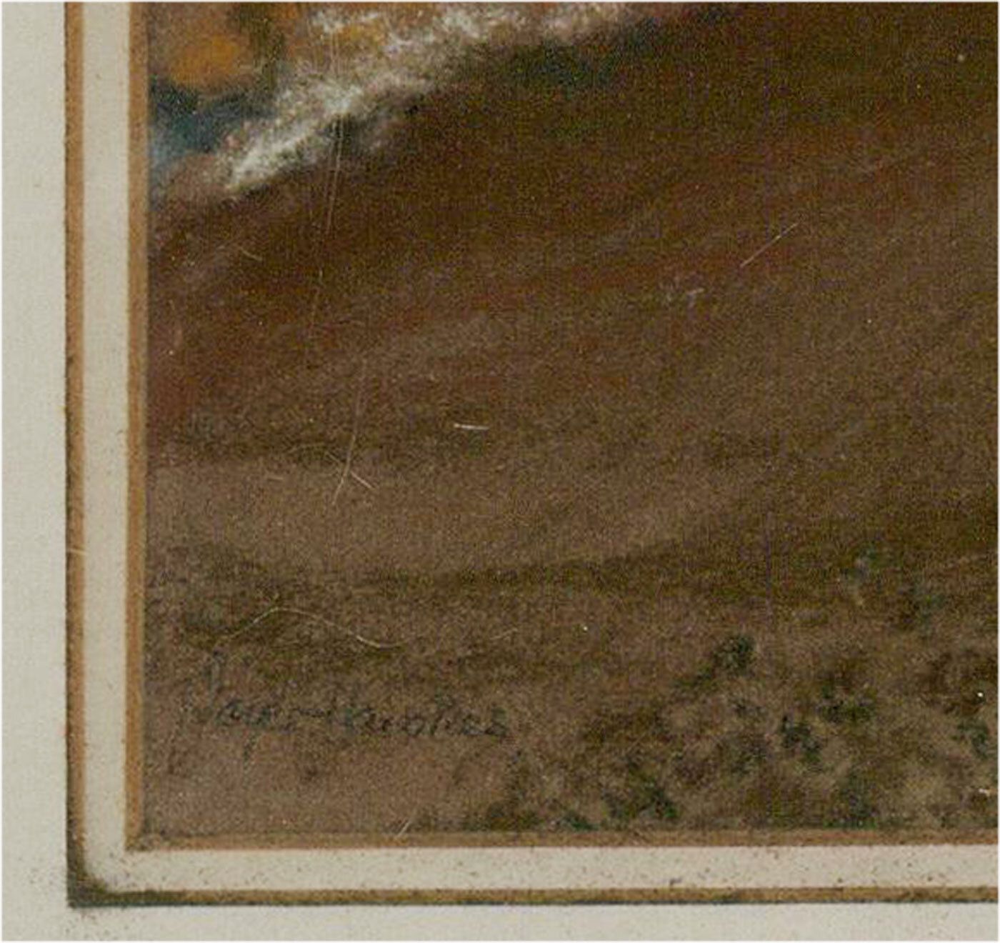Joyce Hawkes   20th Century Pastel, Dartmoor Lane In Winter photo Art