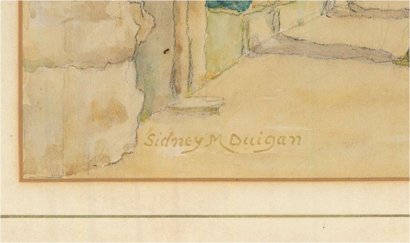 Sidney Mary Duigan (1860 1954)   Early 20th Century Watercolour, Ely In Spring photo Art
