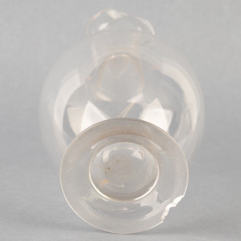 Antique Victorian Crystal Glass Wine Decanter 19th Century photo furniture