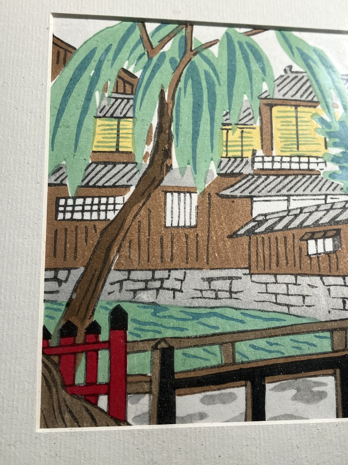 Kyoto Wood Block By Tokuriki Tomikichiro photo vintage