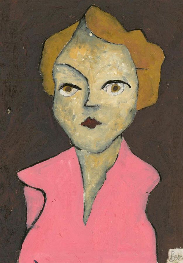 Ben Carrivick   Contemporary Oil, Lady In Pink