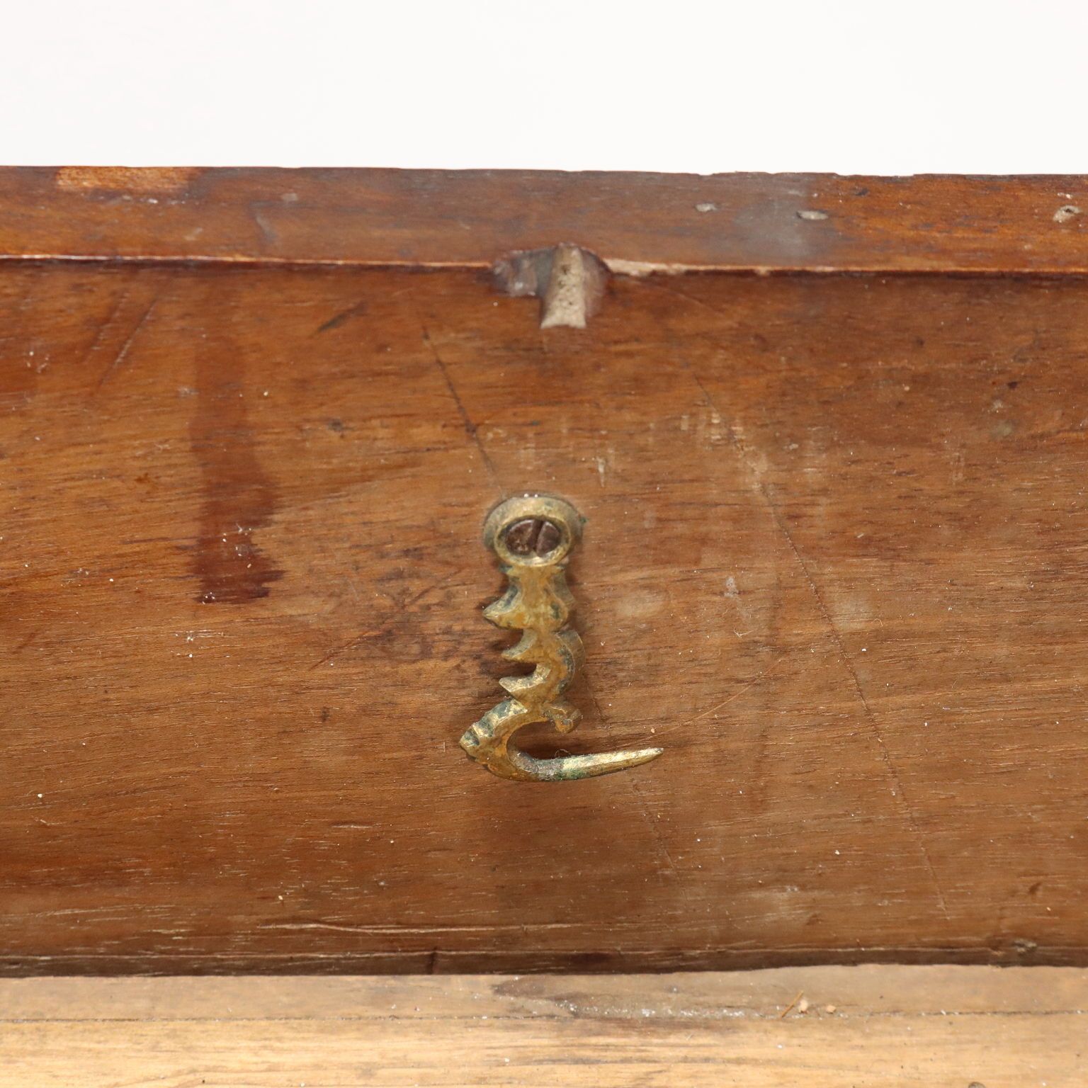 Antique Working Table Walnut Poplar Openable Top XIX Century photo vinterior