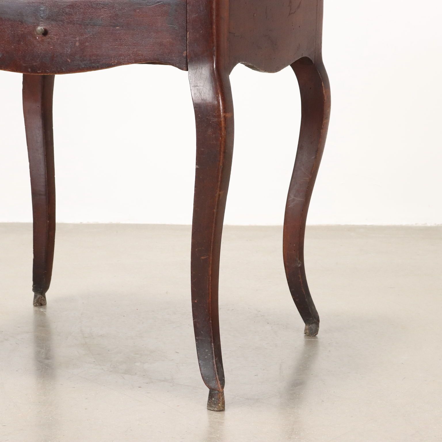 photo for sale Antique Working Table Walnut Poplar Openable Top XIX Century