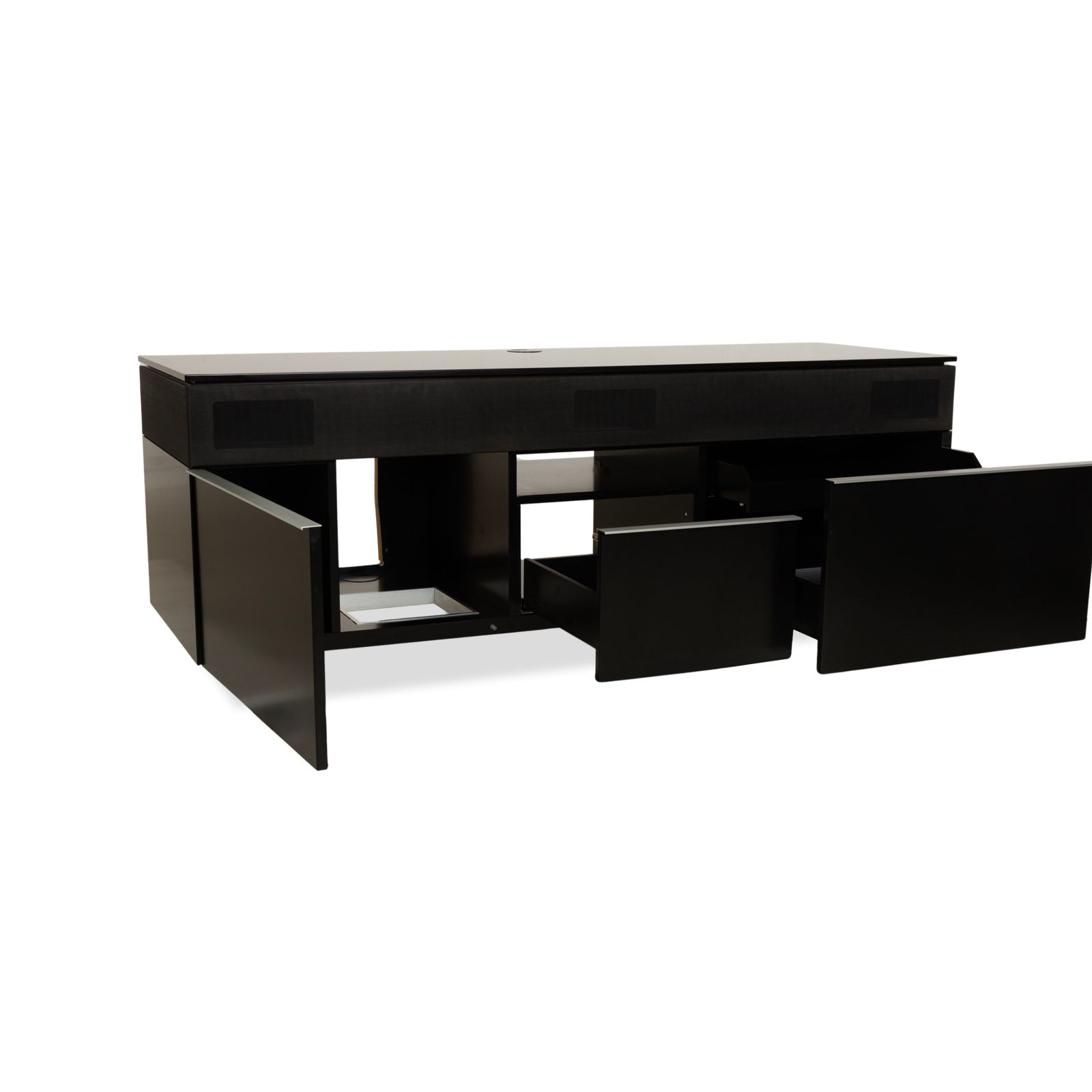 Rolf Benz Houten Dressoir Zwart Lowboard photo for sale