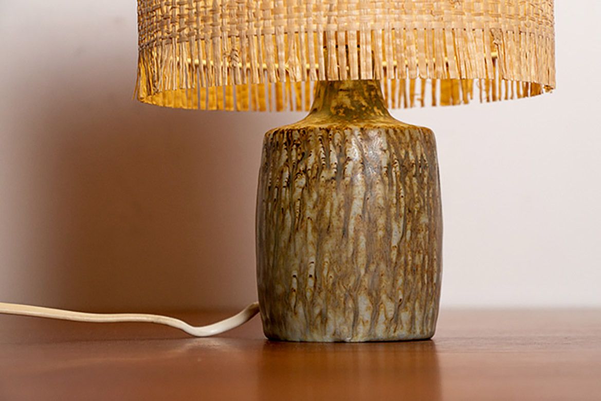 Lampadaire en céramique suédois de la série « Rubus » par Gunnar Nylund pour Rörstrand, 1960. photo Luminaires