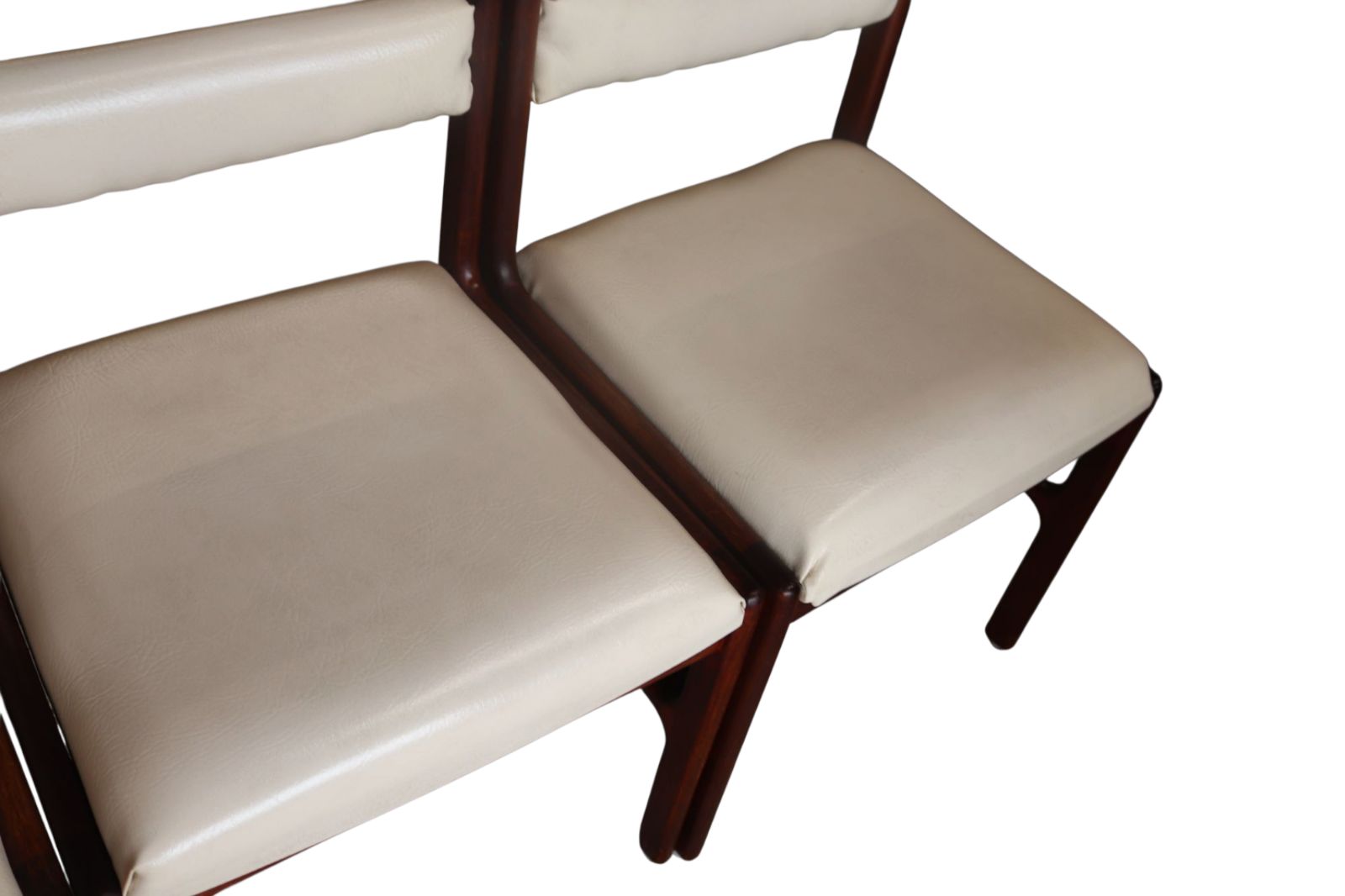 photo vintage Set Of 6 Mid Century McIntosh Model 9943 Teak Dining Chairs