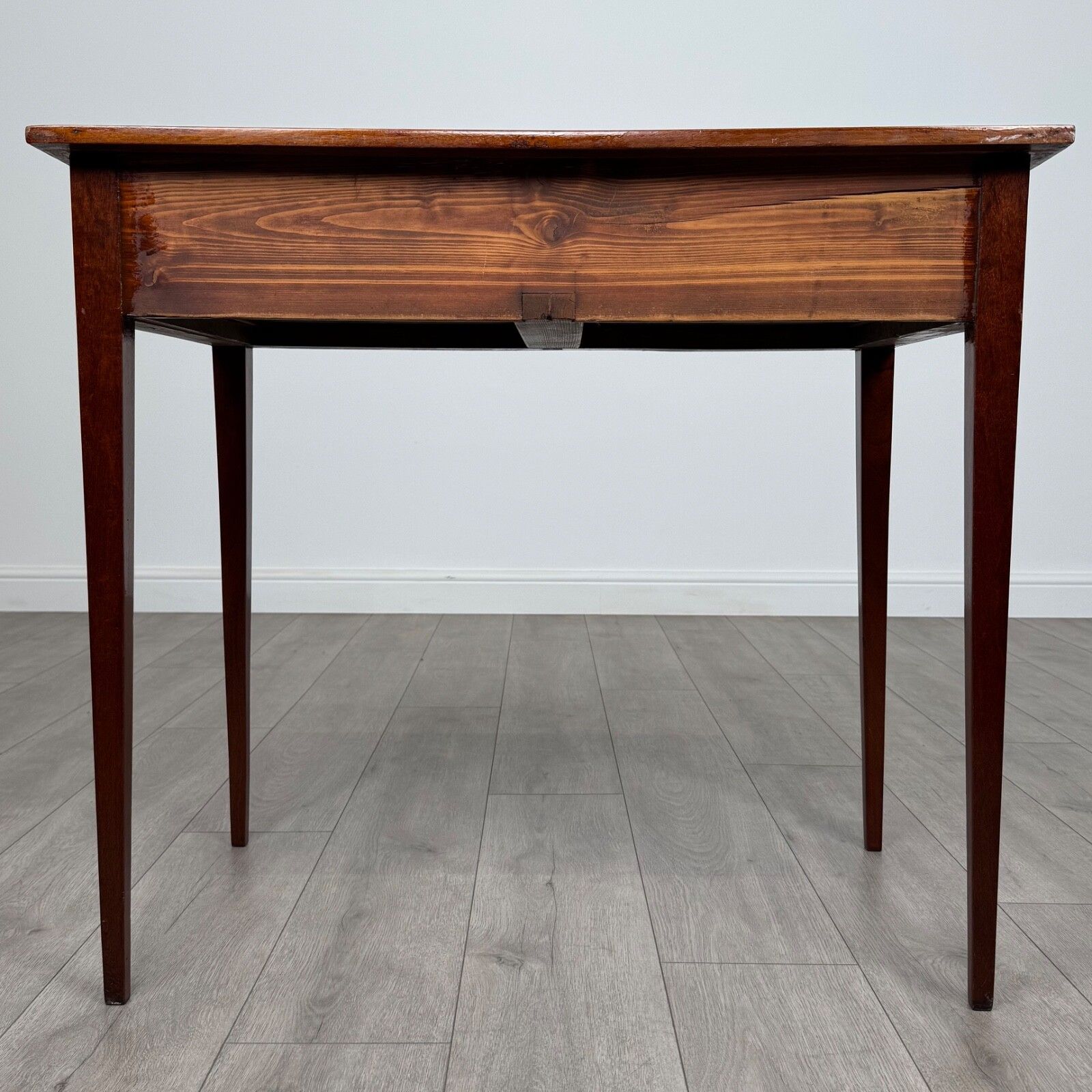 Antique 18th Century Good Quality Writing Table In Mahogany photo 625.0