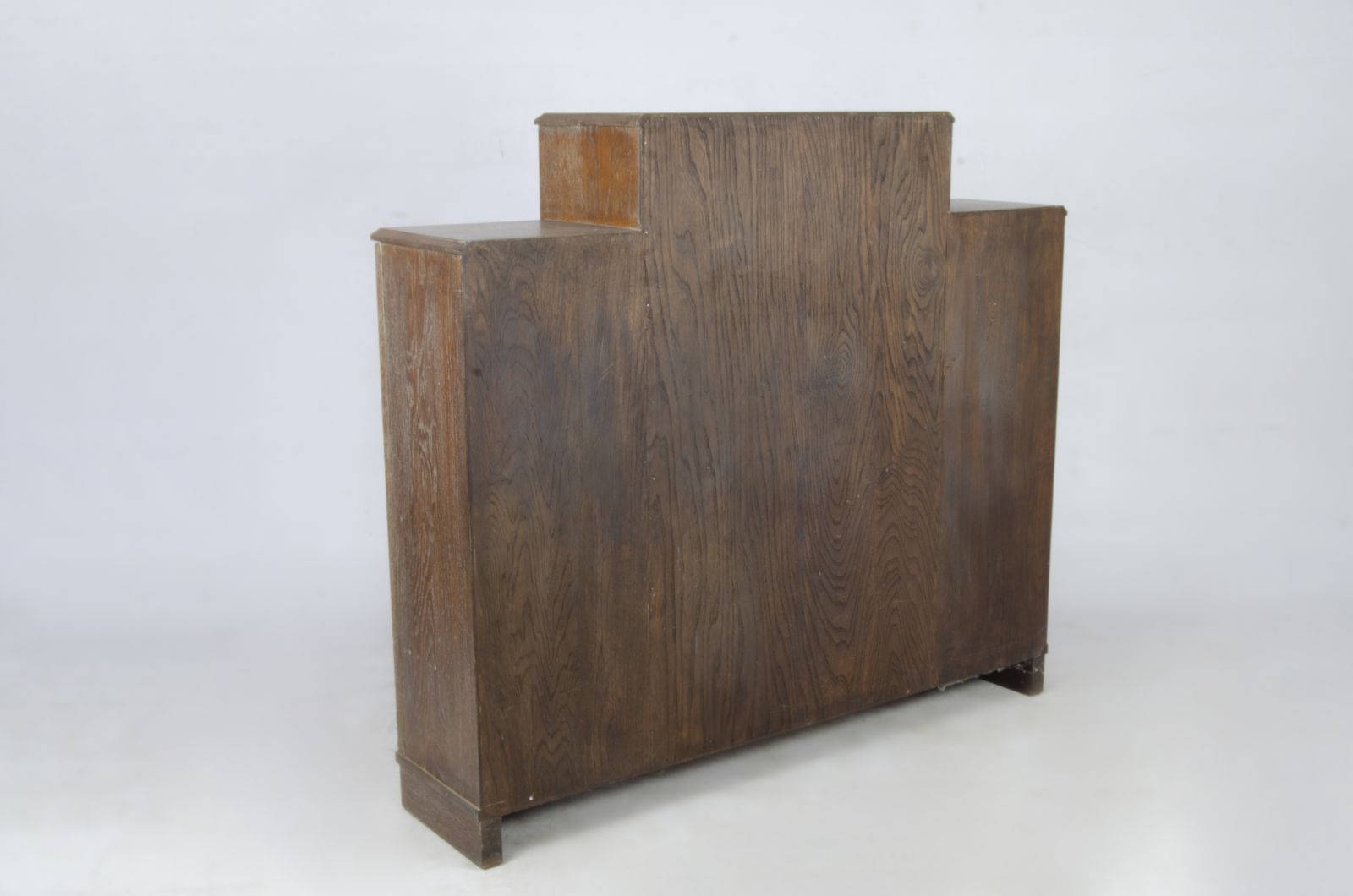 1930s Art Déco Veneered Wood Secretary Cabinet With Multiple Compartments In Jacques Adnet Style, France photo 4900.0