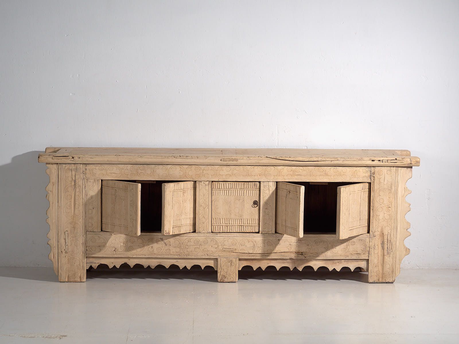 Antique Ethnic Tv Cabinet (C.1850) #55