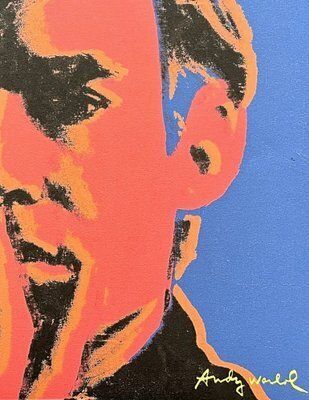 Andy Warhol, Self Portrait Blue Red, 1980s, Print photo Art
