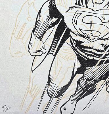 Andy Warhol, Superman Black And White, 1980s, Print photo for sale