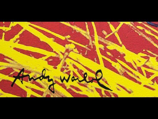 Andy Warhol 'Butterfly' Offset Lithograph, 1980s, Ink & Paper , 1980s, Ink & Pencil & Paper photo furniture