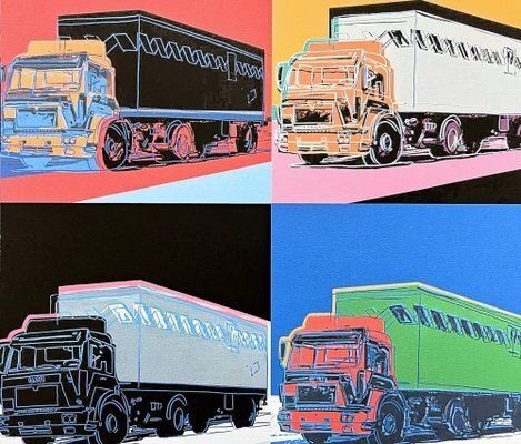 Andy Warhol, 4x Truck, 1980s, Print