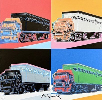 Andy Warhol, 4x Truck, 1980s, Print photo furniture