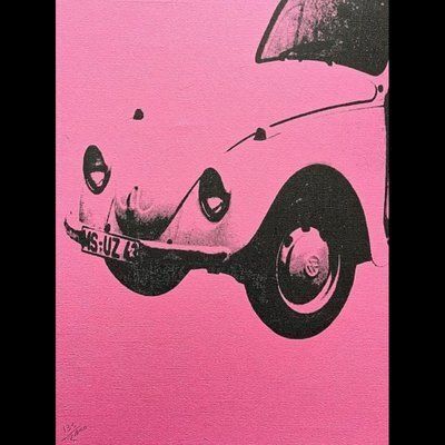 After Andy Warhol, Volkswagen Dark Pink, 1980s, Print photo for sale