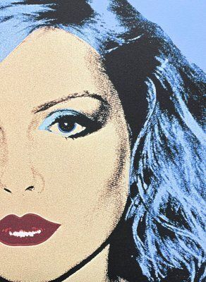 Andy Warhol, Debbie Harry Blue, 1980s, Print photo for sale